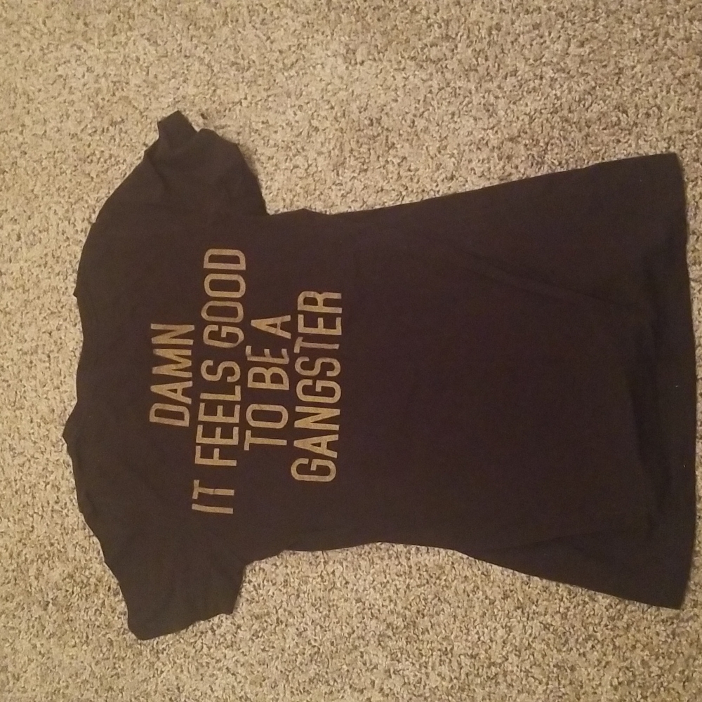 Black and Gold Feed Me Fight Me shirt